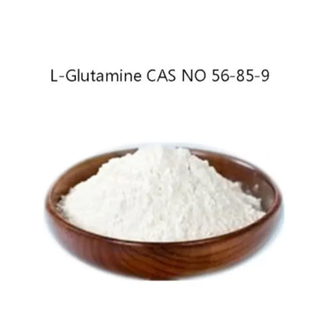إضافات الطعام 99 ٪ L-glutamine مسحوق CAS 56-85-9