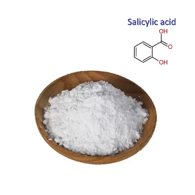 نقاء عالية 99 ٪ مسحوق حمض الساليسيليك cas 69-72-7