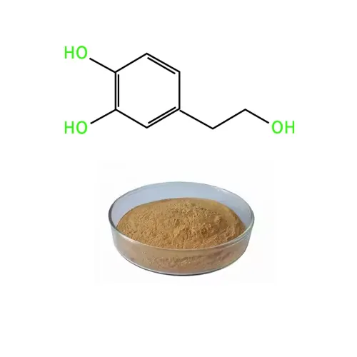 مسحوق مستخلص أوراق الزيتون 3- hydroxytyrosol لمضادات الأكسدة cas 10597-60-1