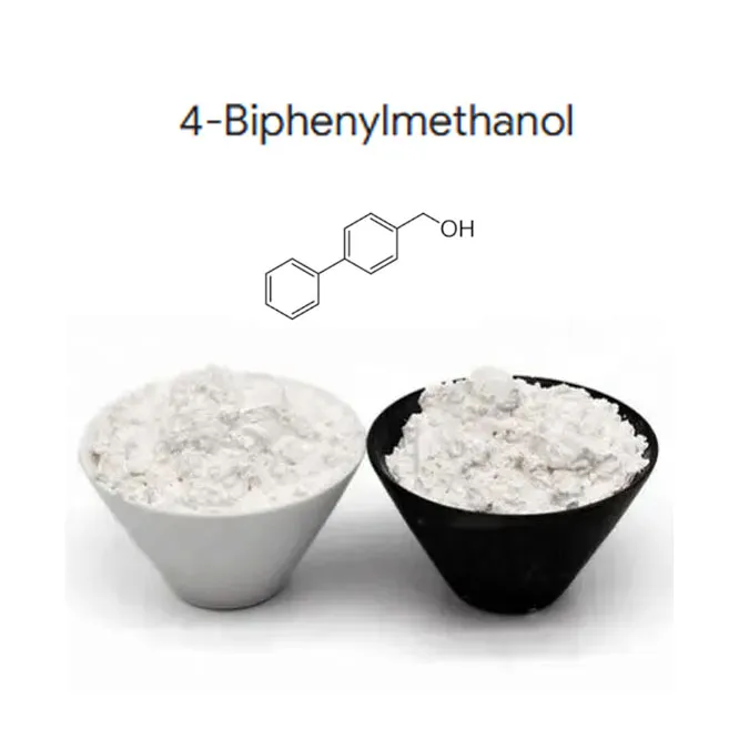 المواد الكيميائية العضوية (4- phenylphenyl) methanol أو 4- Biphenylmethanol cas 3597-91-9