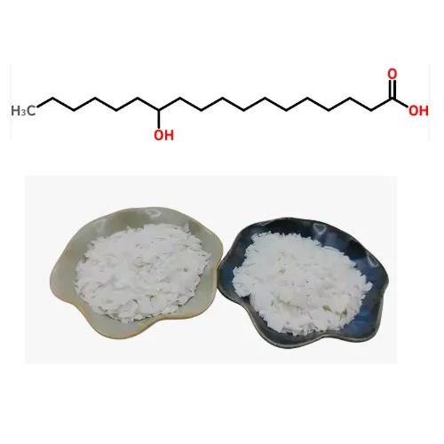 مسحوق 12- حمض الهيدروكسي ستيريك لمادة التشحيم cas 106-14-9
