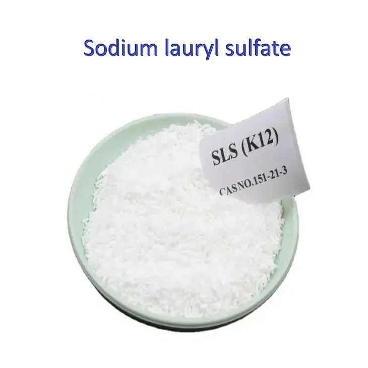 SLS Powder Sodium Lauryl sulfate لعامل الرغوة CAS 151-21-3