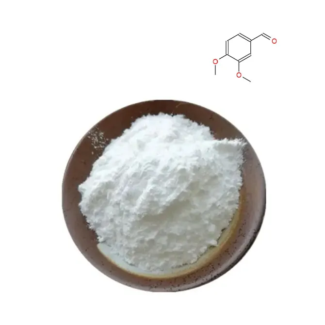 Veratraldehyde أو 3 ، 4- dimethoxybenzaldehyde 99 ٪ powder cas 120-14-9